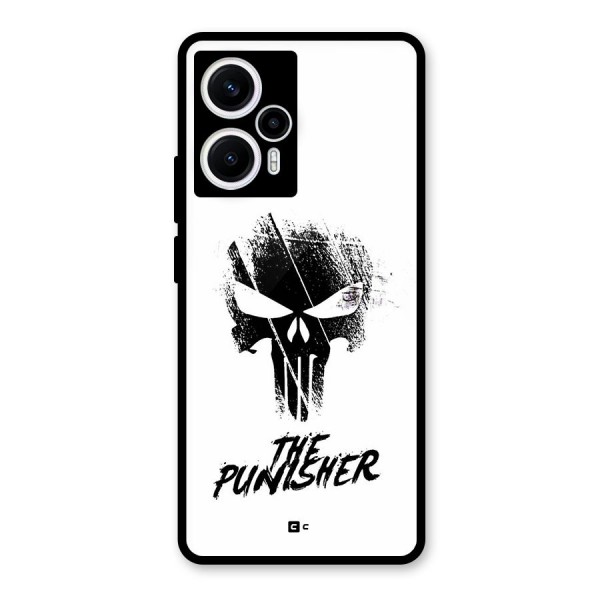 The Punisher Glass Back Case for Poco F5