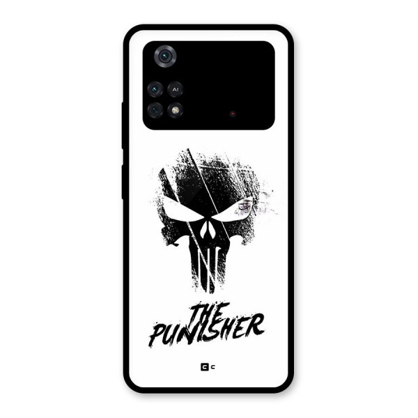 The Punisher Glass Back Case for Poco M4 Pro 4G