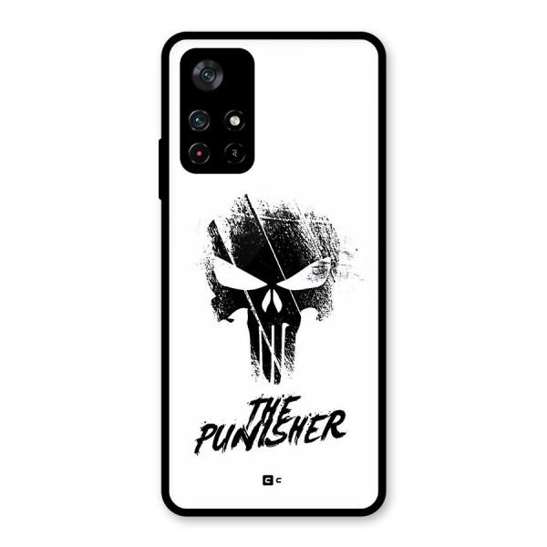 The Punisher Glass Back Case for Poco M4 Pro 5G