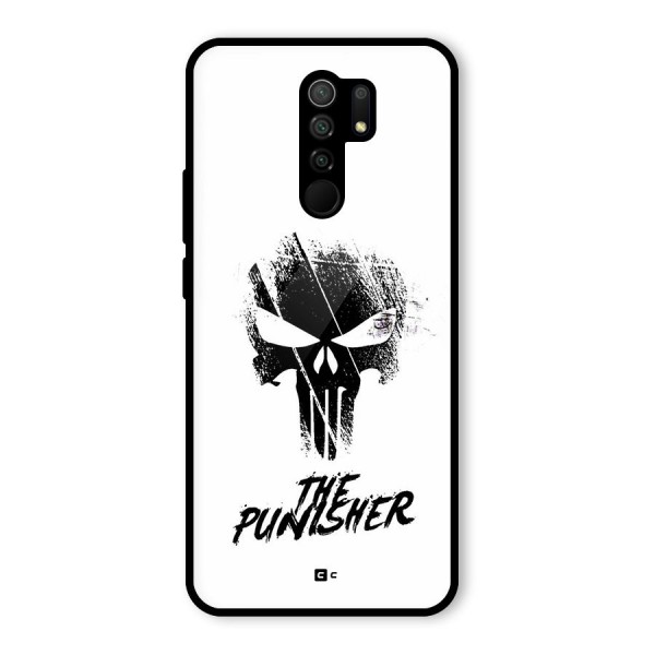 The Punisher Glass Back Case for Redmi 9 Prime