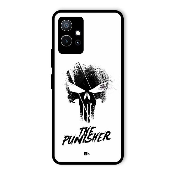 The Punisher Glass Back Case for Vivo T1 5G