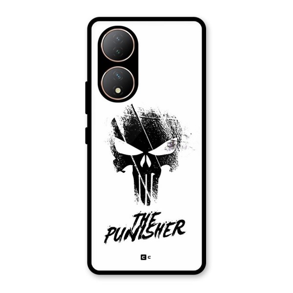 The Punisher Glass Back Case for Vivo T2