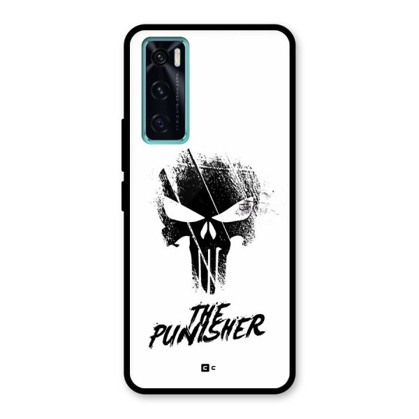 The Punisher Glass Back Case for Vivo V20 SE