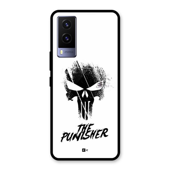 The Punisher Glass Back Case for Vivo V21e 5G