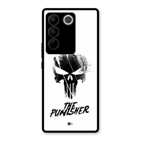 The Punisher Glass Back Case for Vivo V27