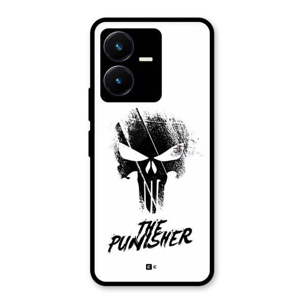 The Punisher Glass Back Case for Vivo Y22