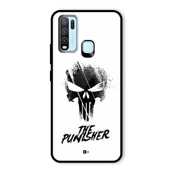 The Punisher Glass Back Case for Vivo Y30