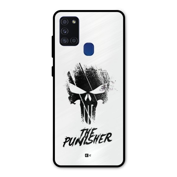 The Punisher Metal Back Case for Galaxy A21s