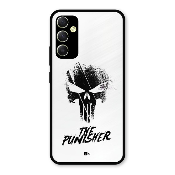 The Punisher Metal Back Case for Galaxy A34