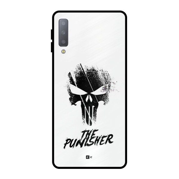 The Punisher Metal Back Case for Galaxy A7 (2018)