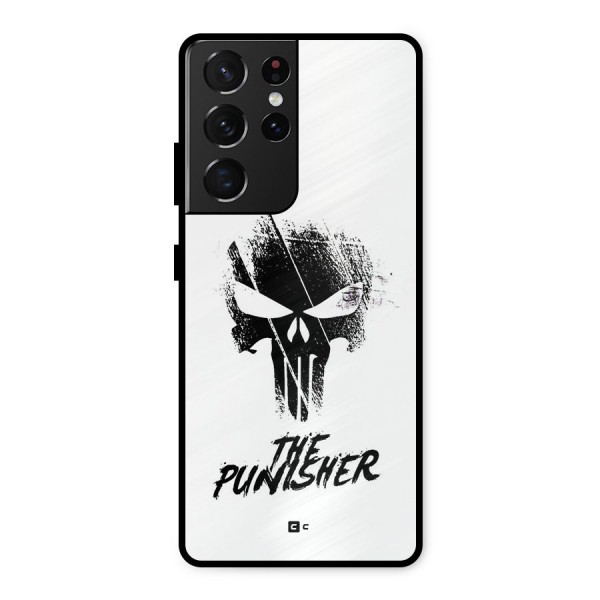 The Punisher Metal Back Case for Galaxy S21 Ultra 5G