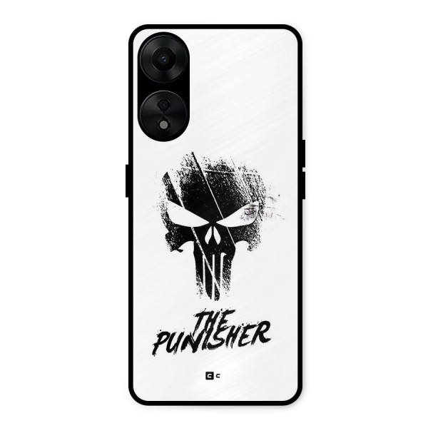 The Punisher Metal Back Case for Oppo A78 5G