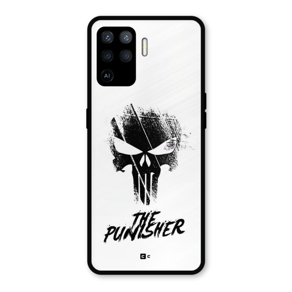 The Punisher Metal Back Case for Oppo F19 Pro