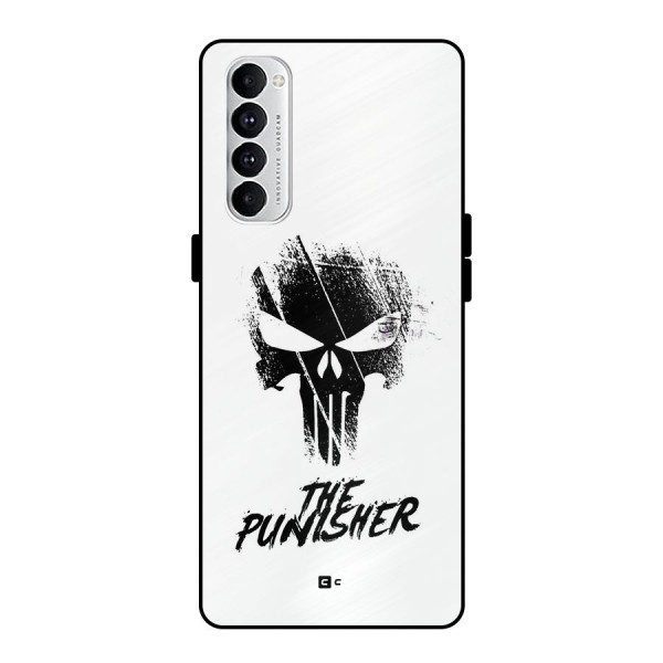 The Punisher Metal Back Case for Oppo Reno4 Pro