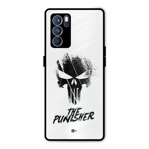 The Punisher Metal Back Case for Oppo Reno6 Pro 5G