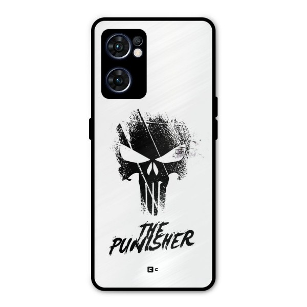 The Punisher Metal Back Case for Oppo Reno7 5G