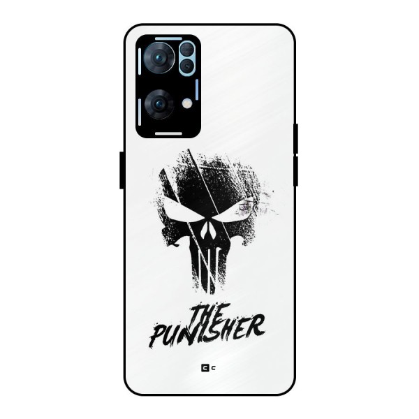 The Punisher Metal Back Case for Oppo Reno7 Pro 5G