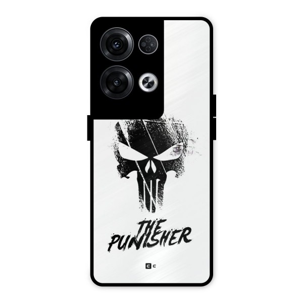 The Punisher Metal Back Case for Oppo Reno8 Pro 5G