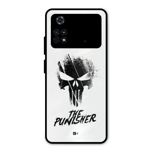 The Punisher Metal Back Case for Poco M4 Pro 4G