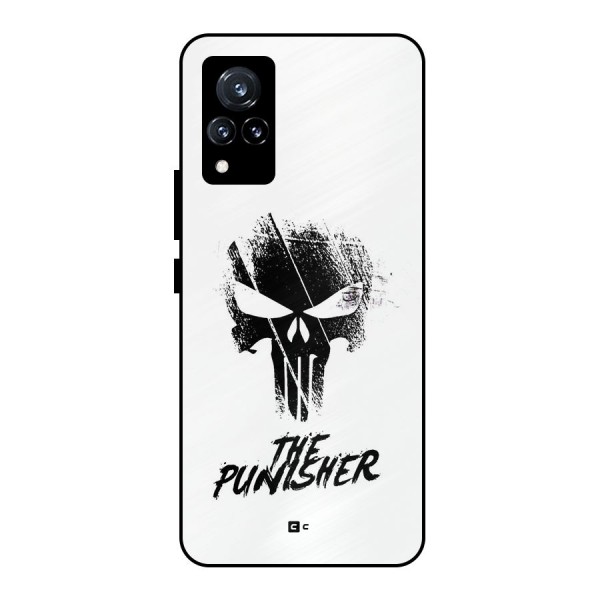 The Punisher Metal Back Case for Vivo V21 5G