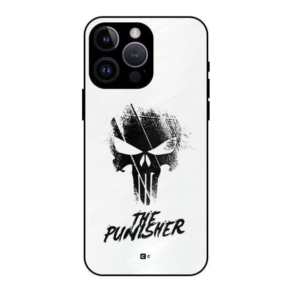 The Punisher Metal Back Case for iPhone 14 Pro Max