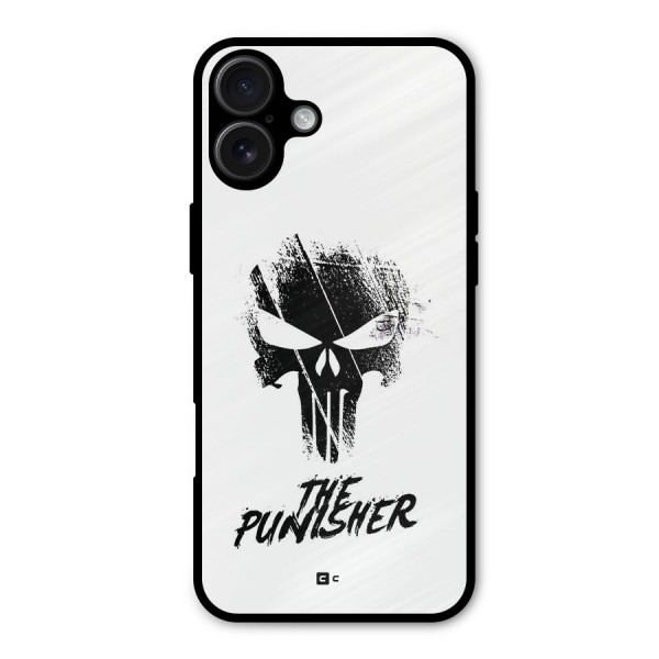 The Punisher Metal Back Case for iPhone 16 Plus