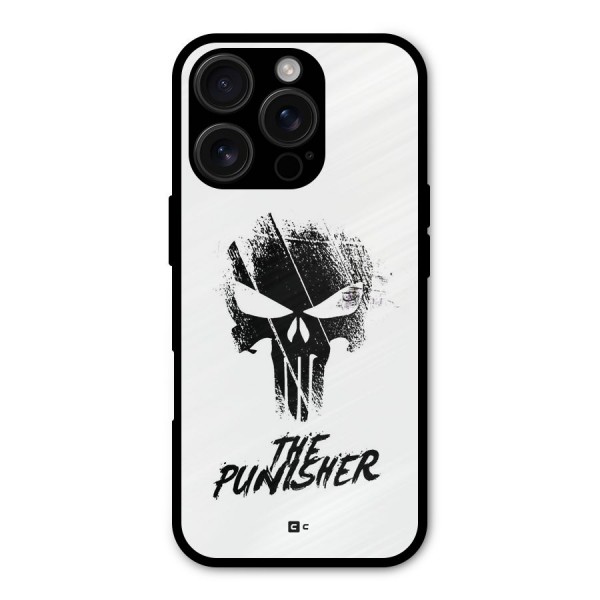 The Punisher Metal Back Case for iPhone 16 Pro