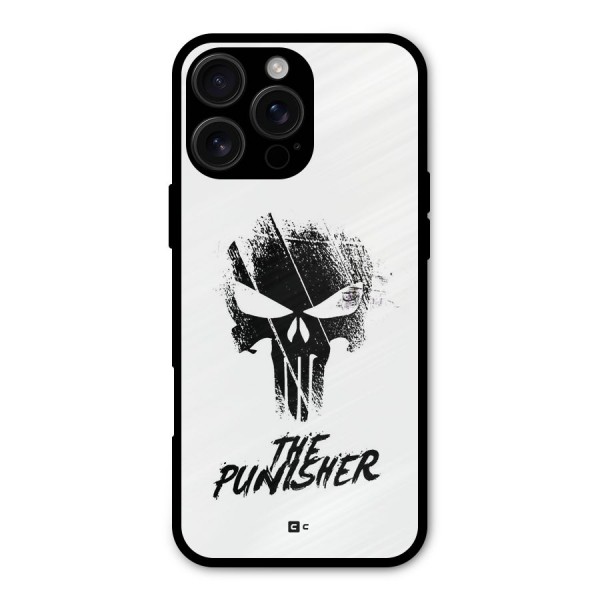 The Punisher Metal Back Case for iPhone 16 Pro Max