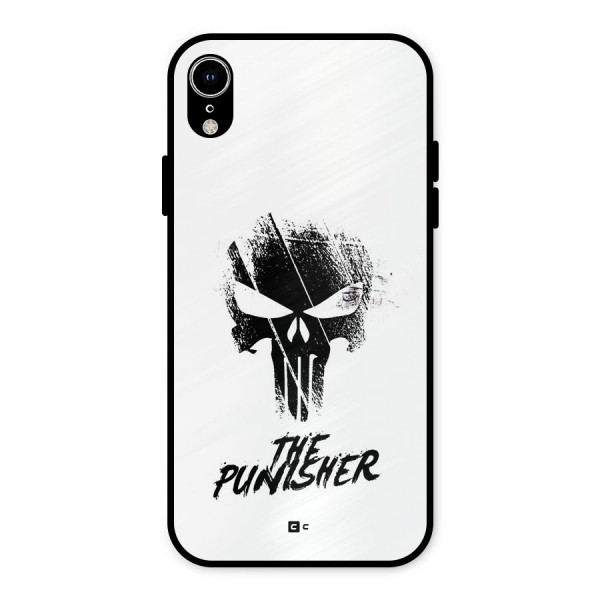 The Punisher Metal Back Case for iPhone XR