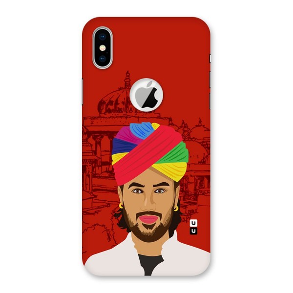 The Rajasthani Chokro Back Case for iPhone XS Logo Cut