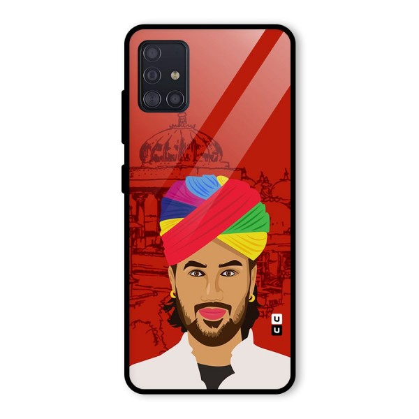 The Rajasthani Chokro Glass Back Case for Galaxy A51