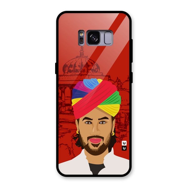 The Rajasthani Chokro Glass Back Case for Galaxy S8