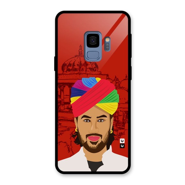 The Rajasthani Chokro Glass Back Case for Galaxy S9