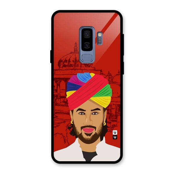 The Rajasthani Chokro Glass Back Case for Galaxy S9 Plus