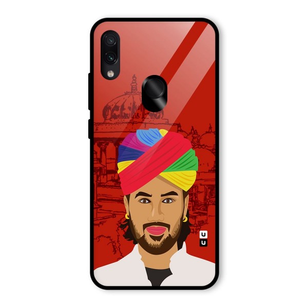 The Rajasthani Chokro Glass Back Case for Redmi Note 7