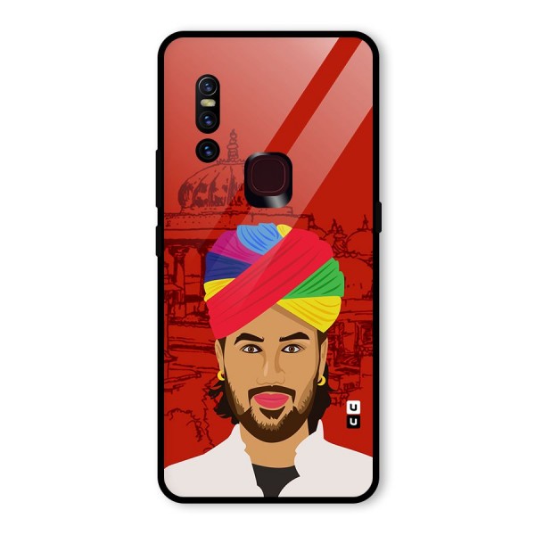 The Rajasthani Chokro Glass Back Case for Vivo V15