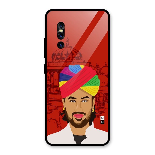 The Rajasthani Chokro Glass Back Case for Vivo V15 Pro