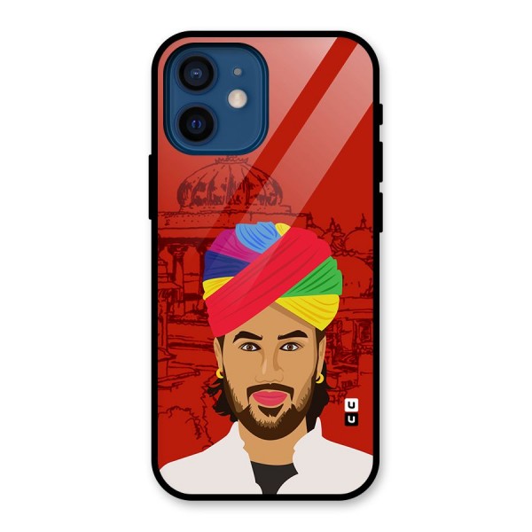 The Rajasthani Chokro Glass Back Case for iPhone 12 Mini