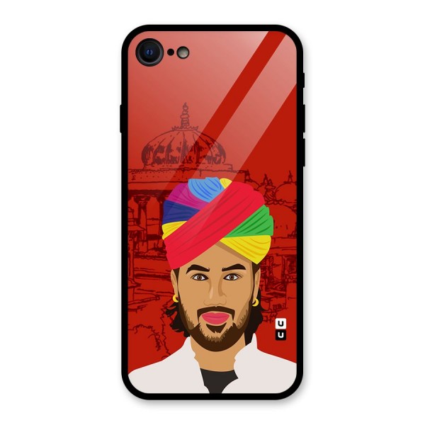 The Rajasthani Chokro Glass Back Case for iPhone 8