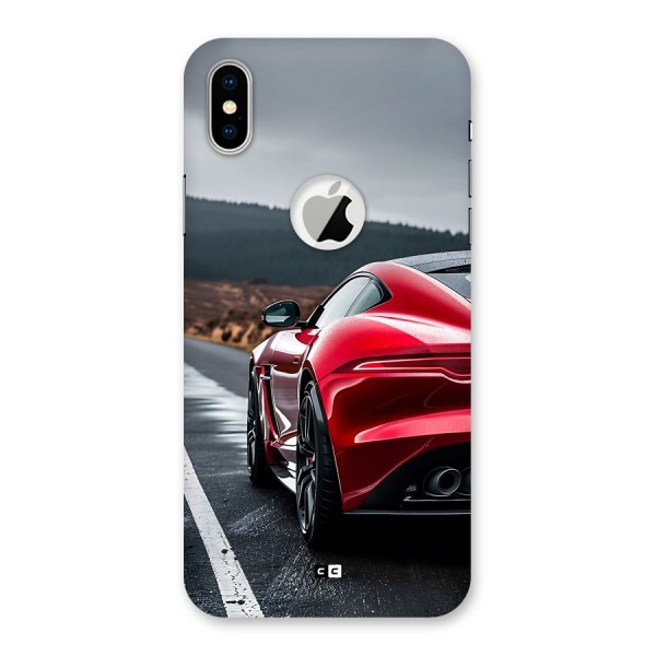 The Royal Car Back Case for iPhone XS Logo Cut