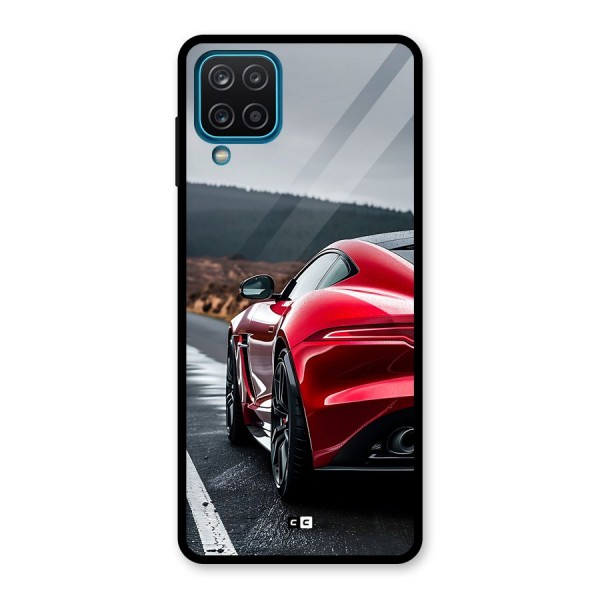 The Royal Car Glass Back Case for Galaxy A12