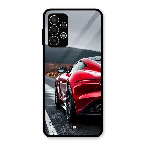 The Royal Car Glass Back Case for Galaxy A23