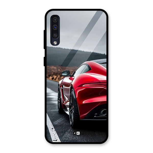 The Royal Car Glass Back Case for Galaxy A50s