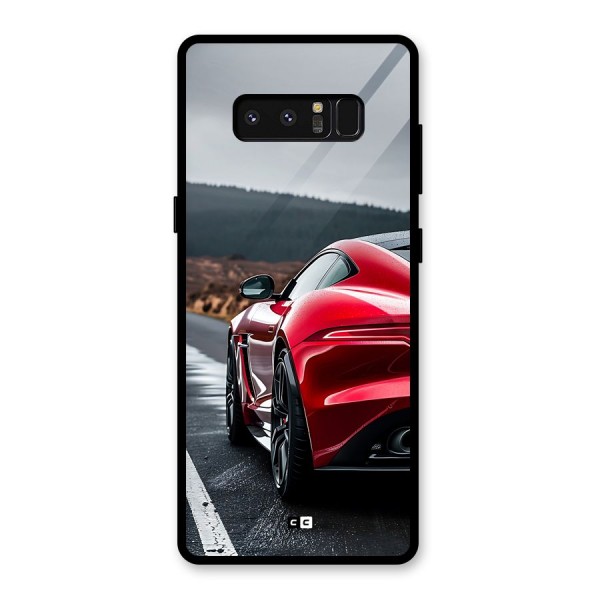 The Royal Car Glass Back Case for Galaxy Note 8