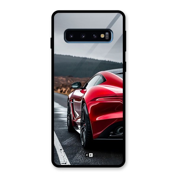 The Royal Car Glass Back Case for Galaxy S10