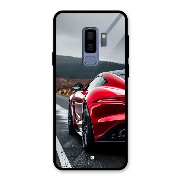 The Royal Car Glass Back Case for Galaxy S9 Plus