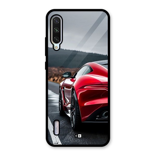 The Royal Car Glass Back Case for Mi A3