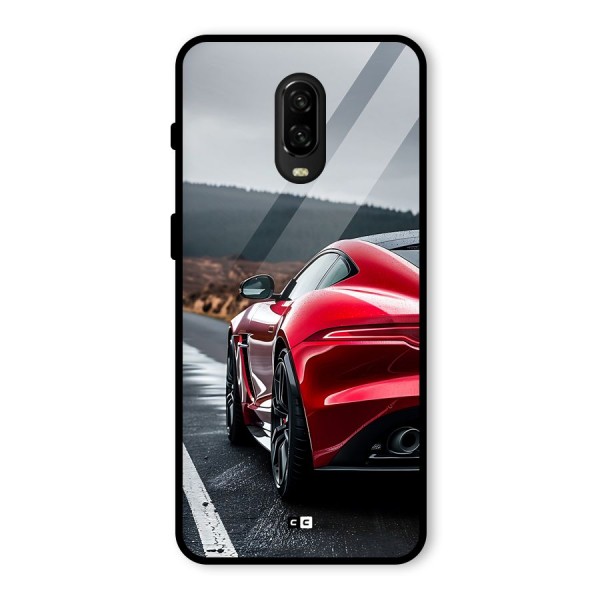 The Royal Car Glass Back Case for OnePlus 6T