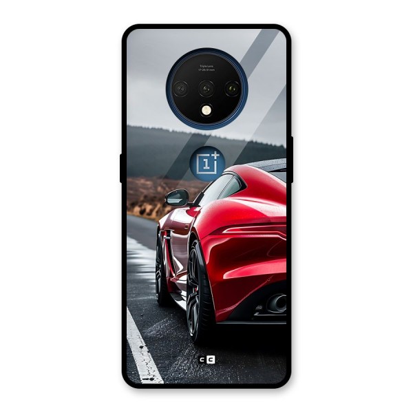 The Royal Car Glass Back Case for OnePlus 7T