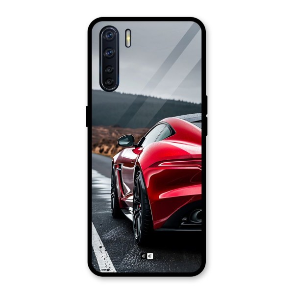 The Royal Car Glass Back Case for Oppo F15